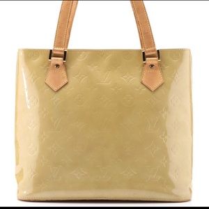 Louis Vuitton Houston Bag in Monogram Vernis and Vachetta Leather